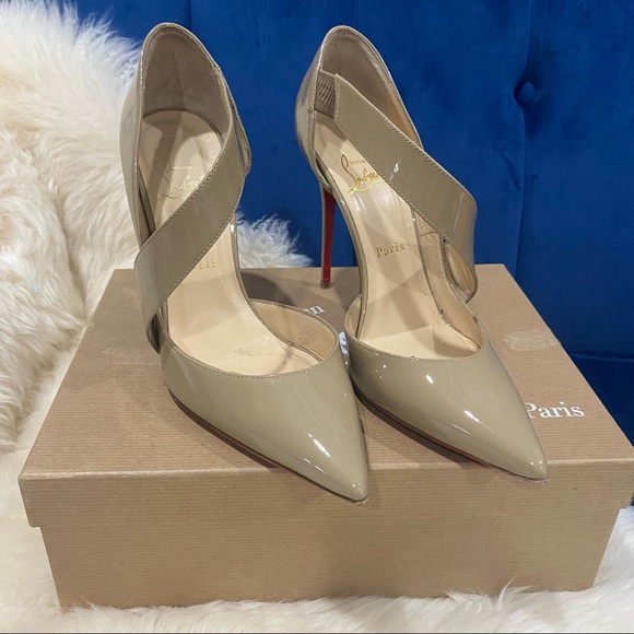 Christian Louboutin Shoes - ❤️SOLD❤️Christian Louboutin Nude Ograde 100mm